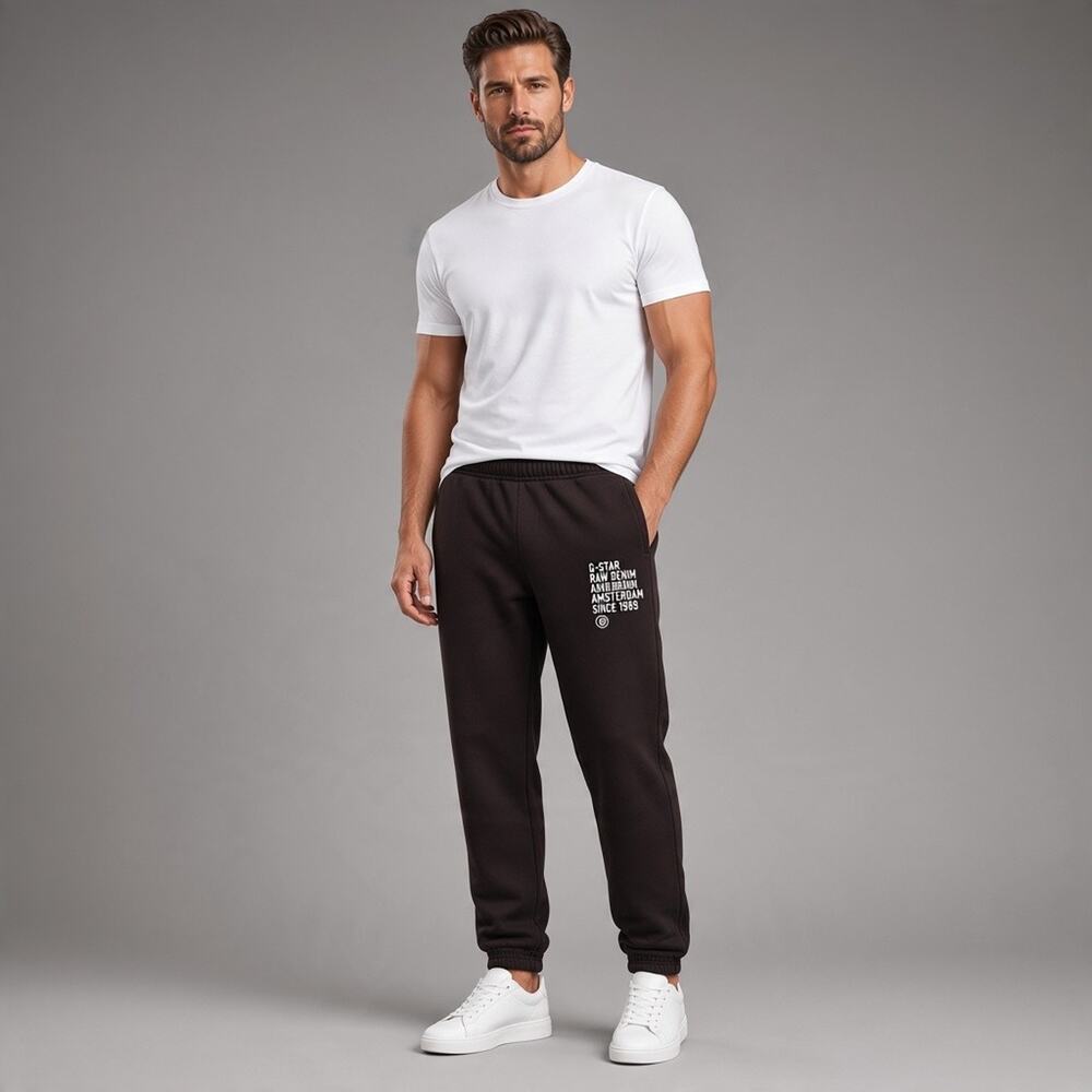 G‑Star RAW Print CR Loose Tapered Sweatpants – Size L – NWT (0033)